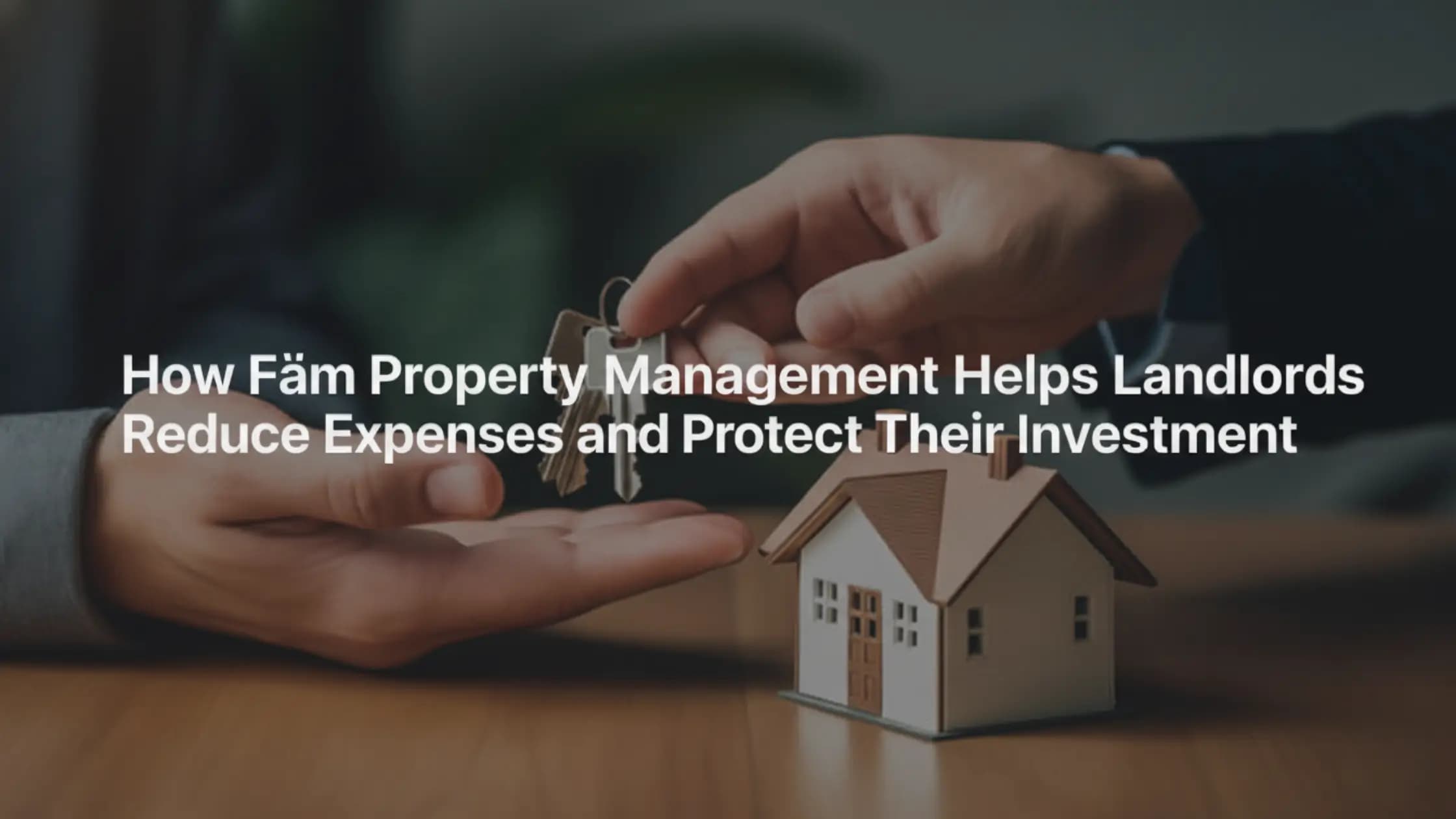 How Fäm Property Management Helps Landlords Reduce Expenses and Protect Their Investment