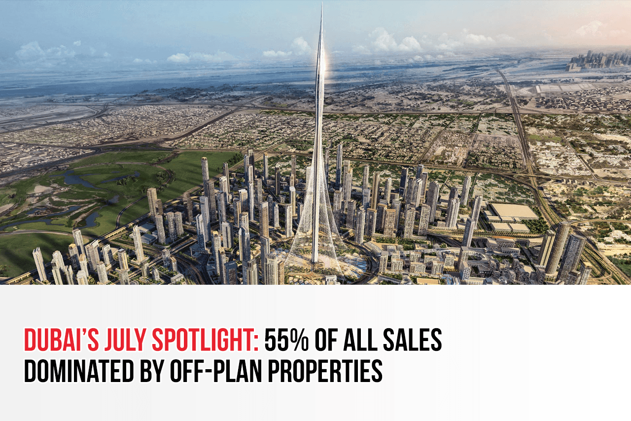Dubai's July Spotlight: 55% of All Sales Dominated by Off-Plan Properties