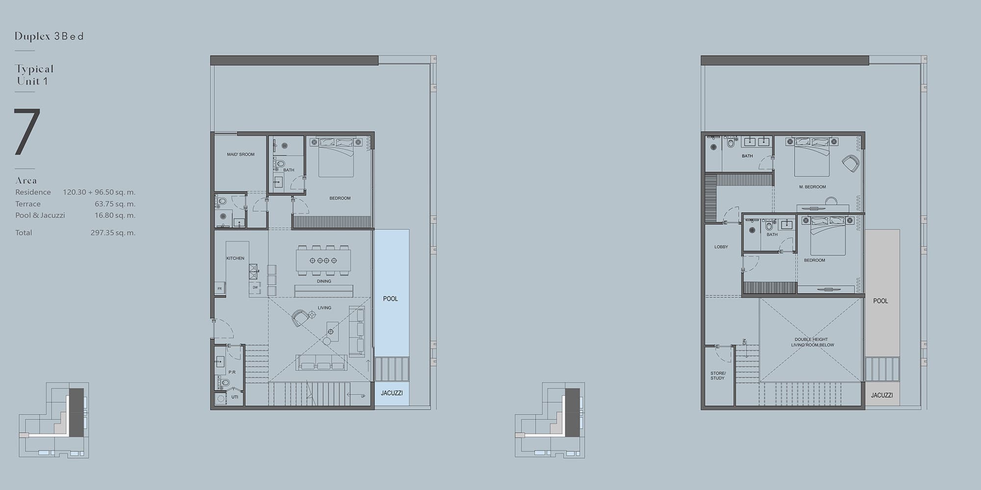 AB Cavalier, 3-Bed Floor Plan, type: