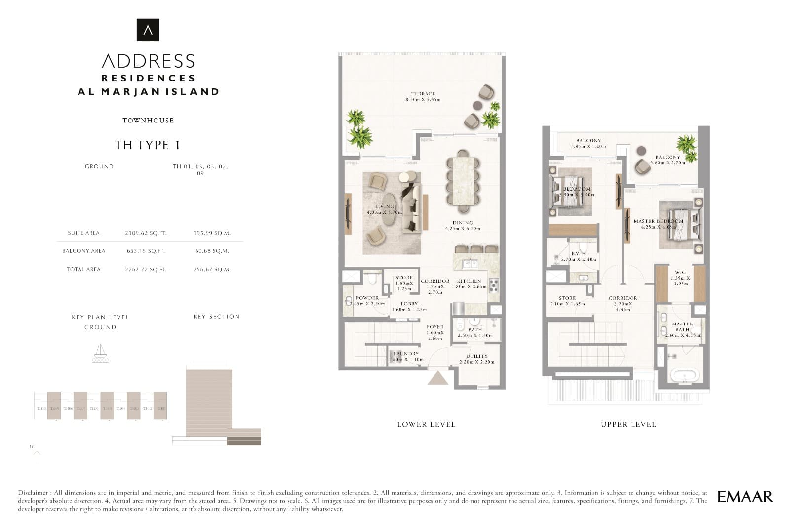 Address Residences, 2-Bed Floor Plan, type: