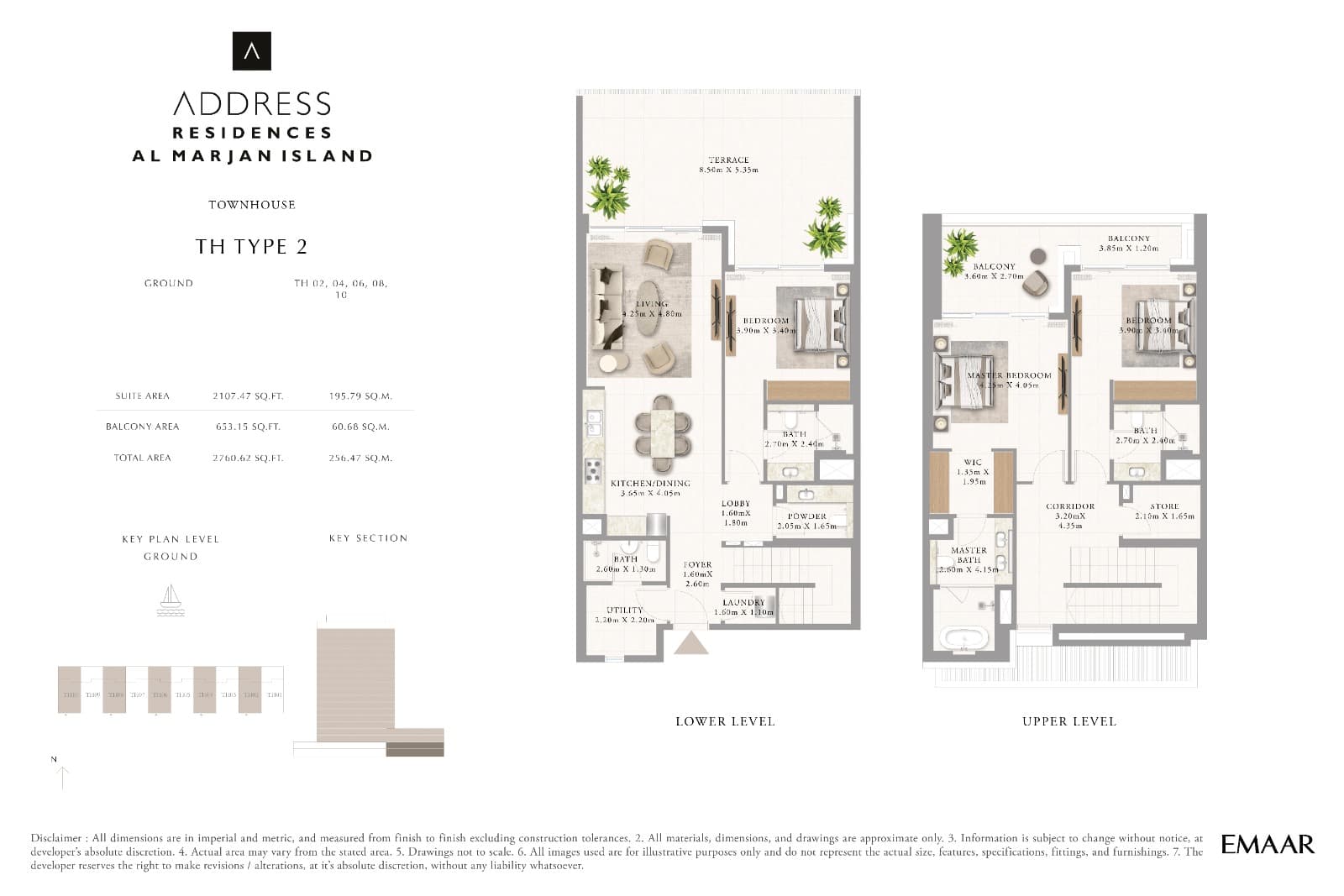 Address Residences, 3-Bed Floor Plan, type: