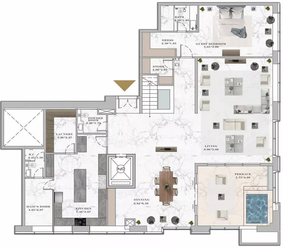 Aeternitas, 4-Bed Floor Plan, type: