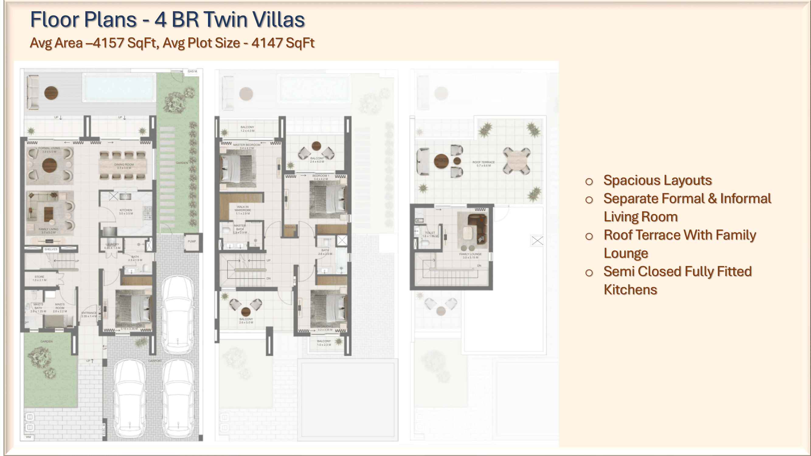 Alana at The Valley, 4-Bed Floor Plan, type: