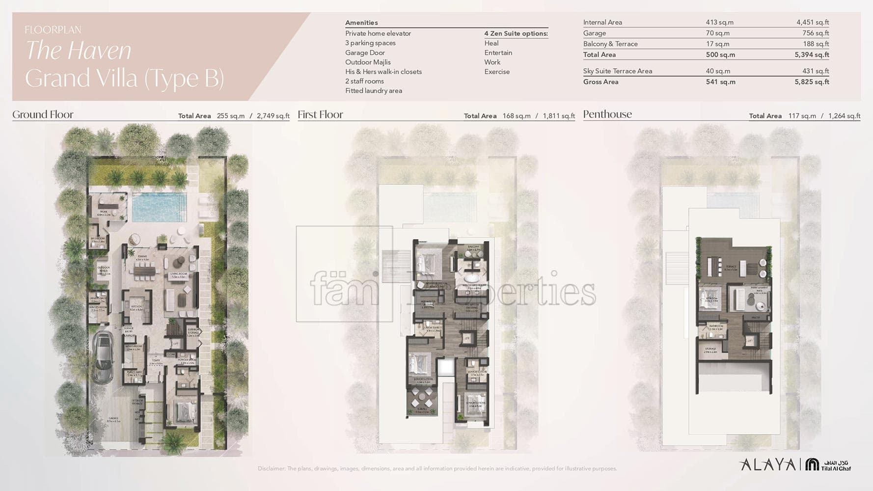 Alaya, 4-Bed Floor Plan, type: 4 bedroom
