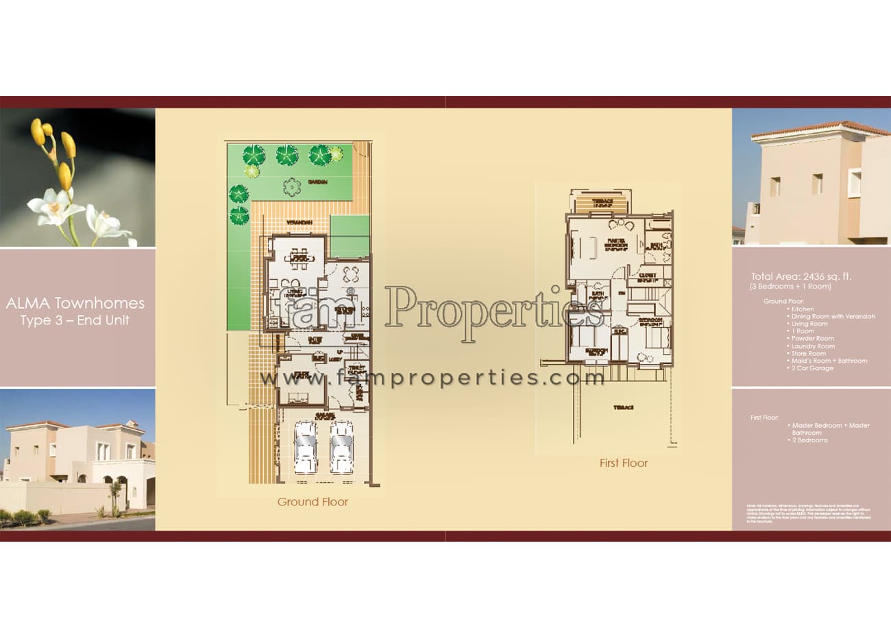 Alma 1, 3-Bed Floor Plan, type: 3 Bedrooms Type 3E