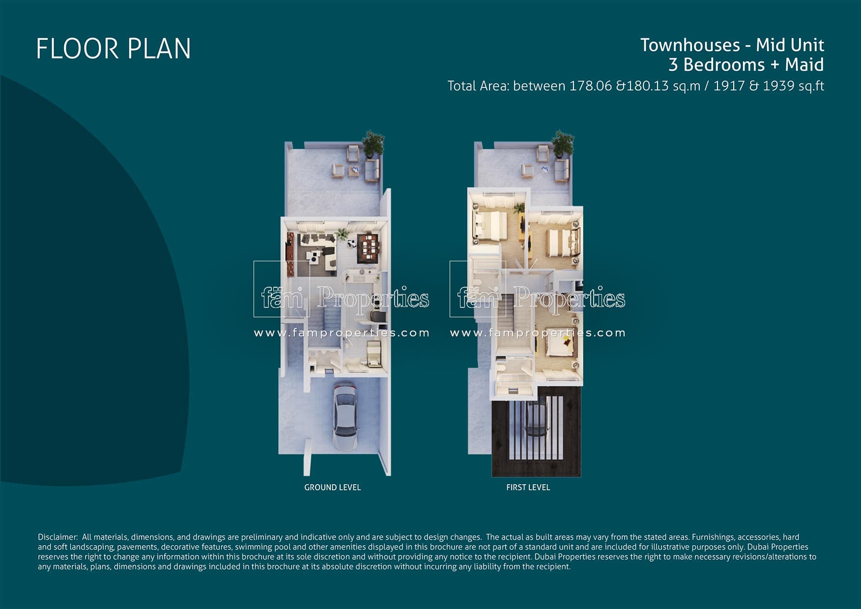 Amaranta C, 3-Bed Floor Plan, type: 3 Bedroom