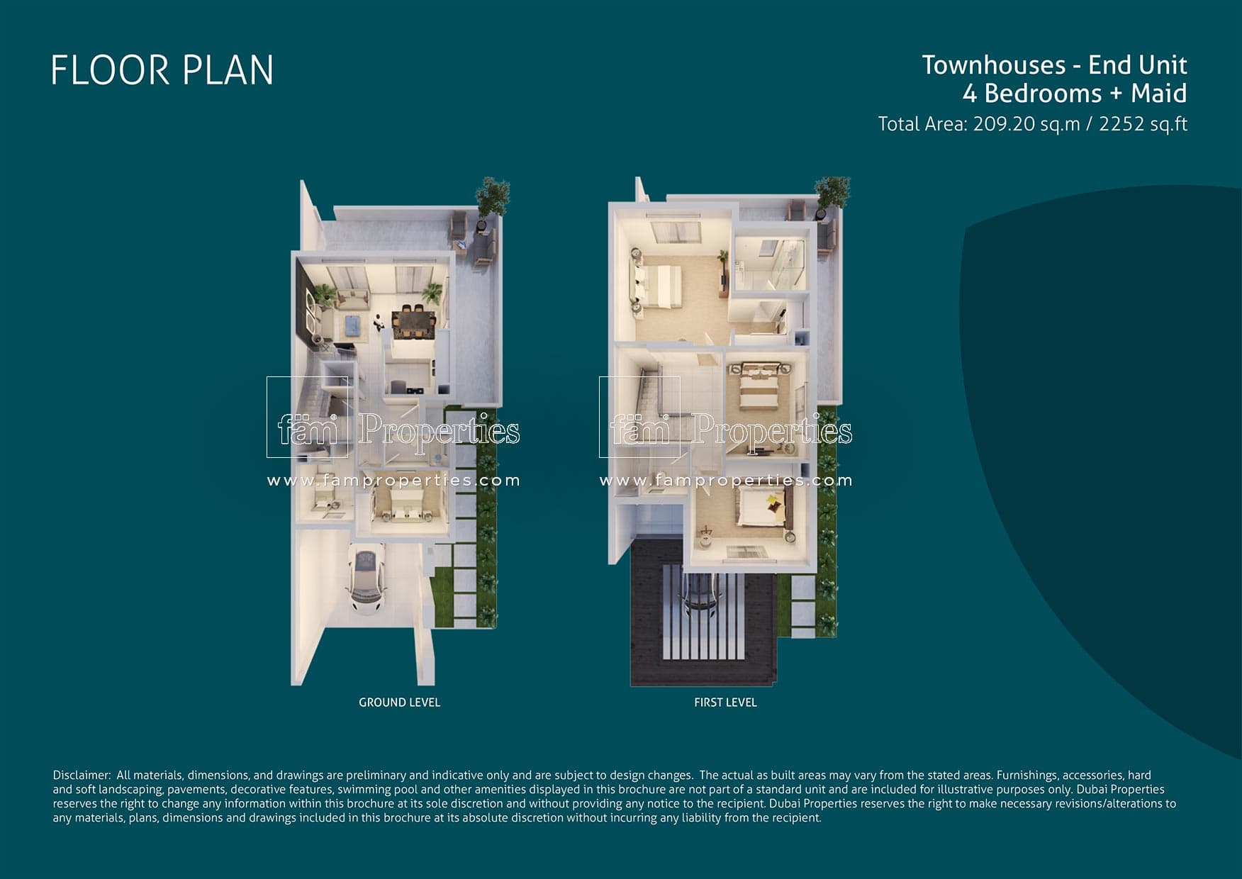 Amaranta C, 4-Bed Floor Plan, type: 4 Bedroom