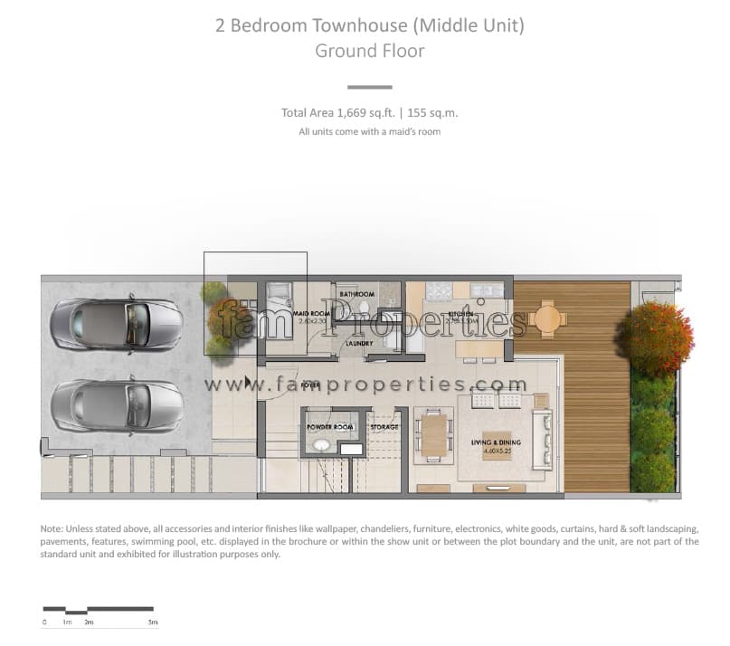 Arabella Townhouses Phase 1, 3-Bed Floor Plan, type: Type A