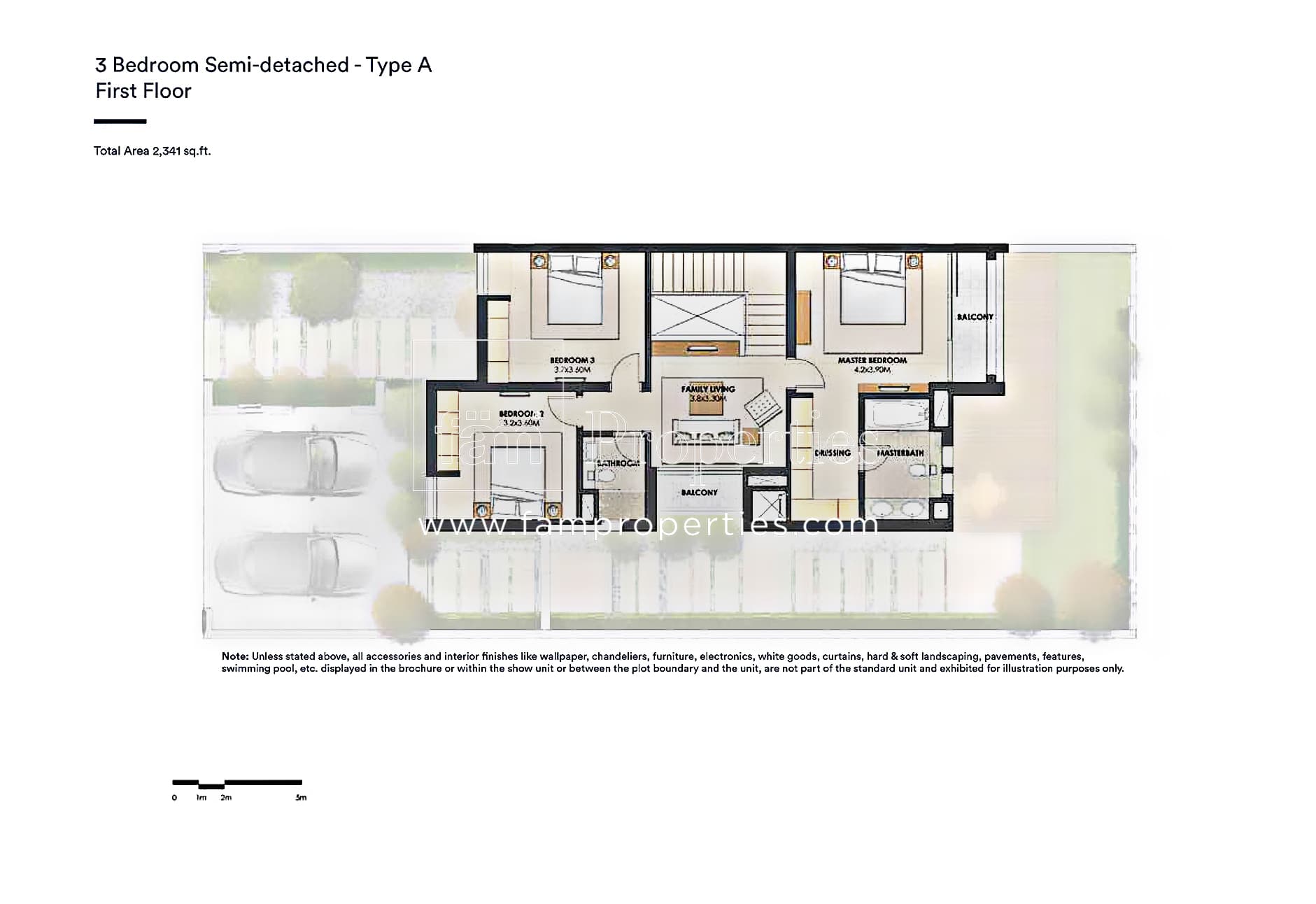 Arabella Townhouses Phase 2, 3-Bed Floor Plan, type: Type A