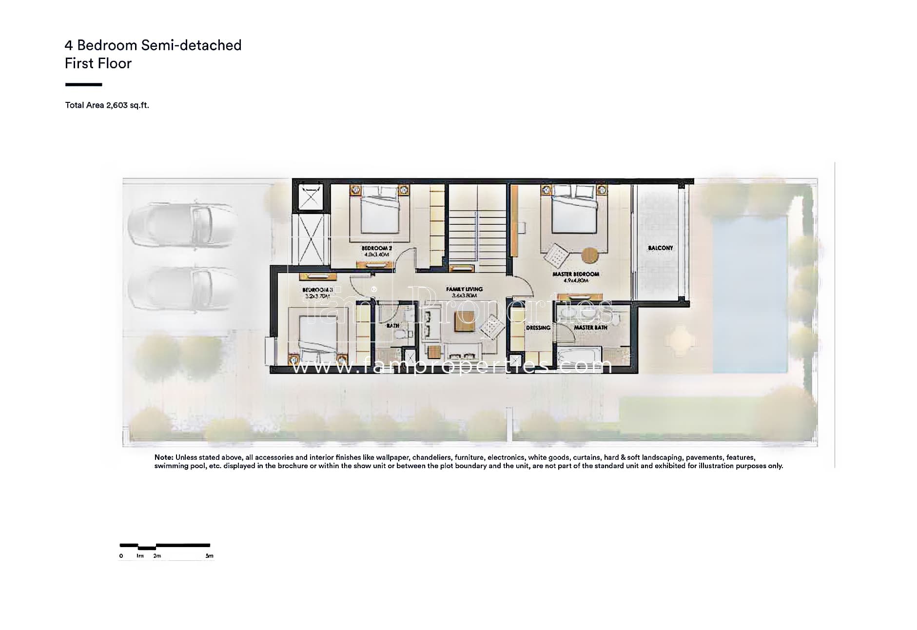 Arabella Townhouses Phase 2, 4-Bed Floor Plan, type: Type B