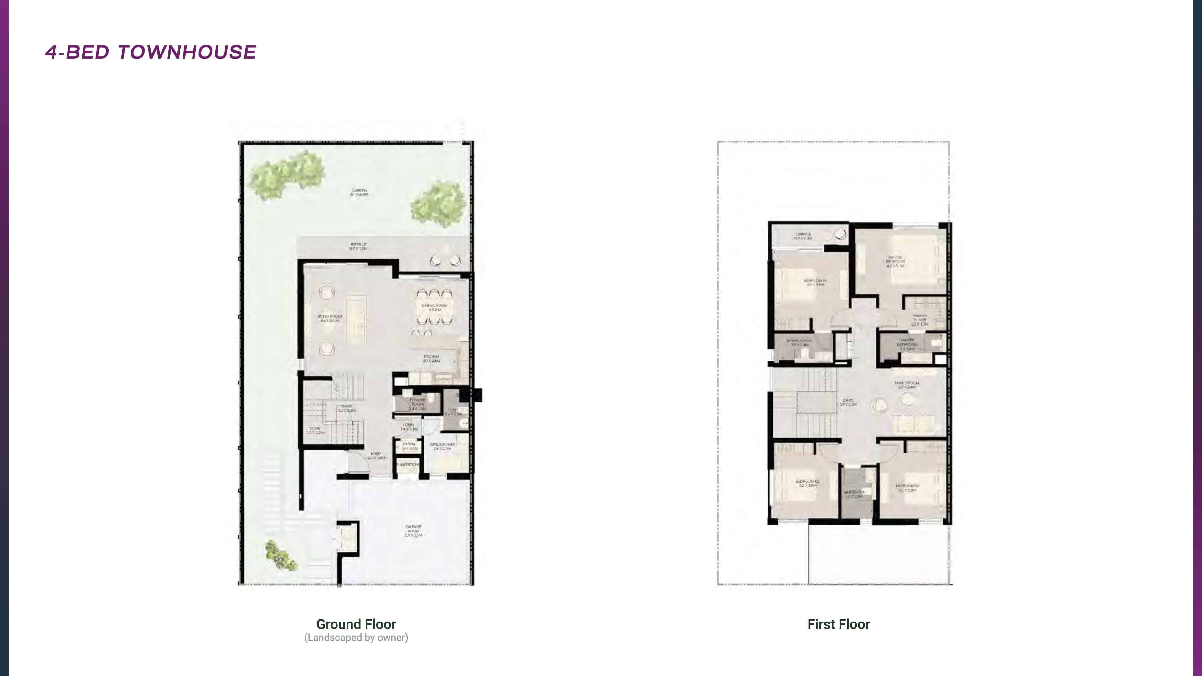 Athlon, 4-Bed Floor Plan, type: 4BR - Townhouse