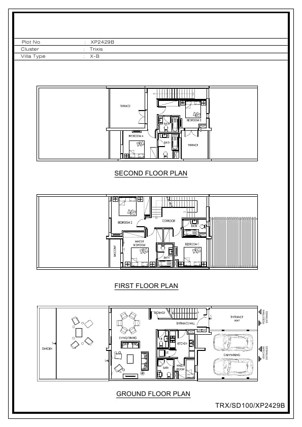 Aurum Villas (not in use), 5-Bed Floor Plan, type: 5 Bedroom
