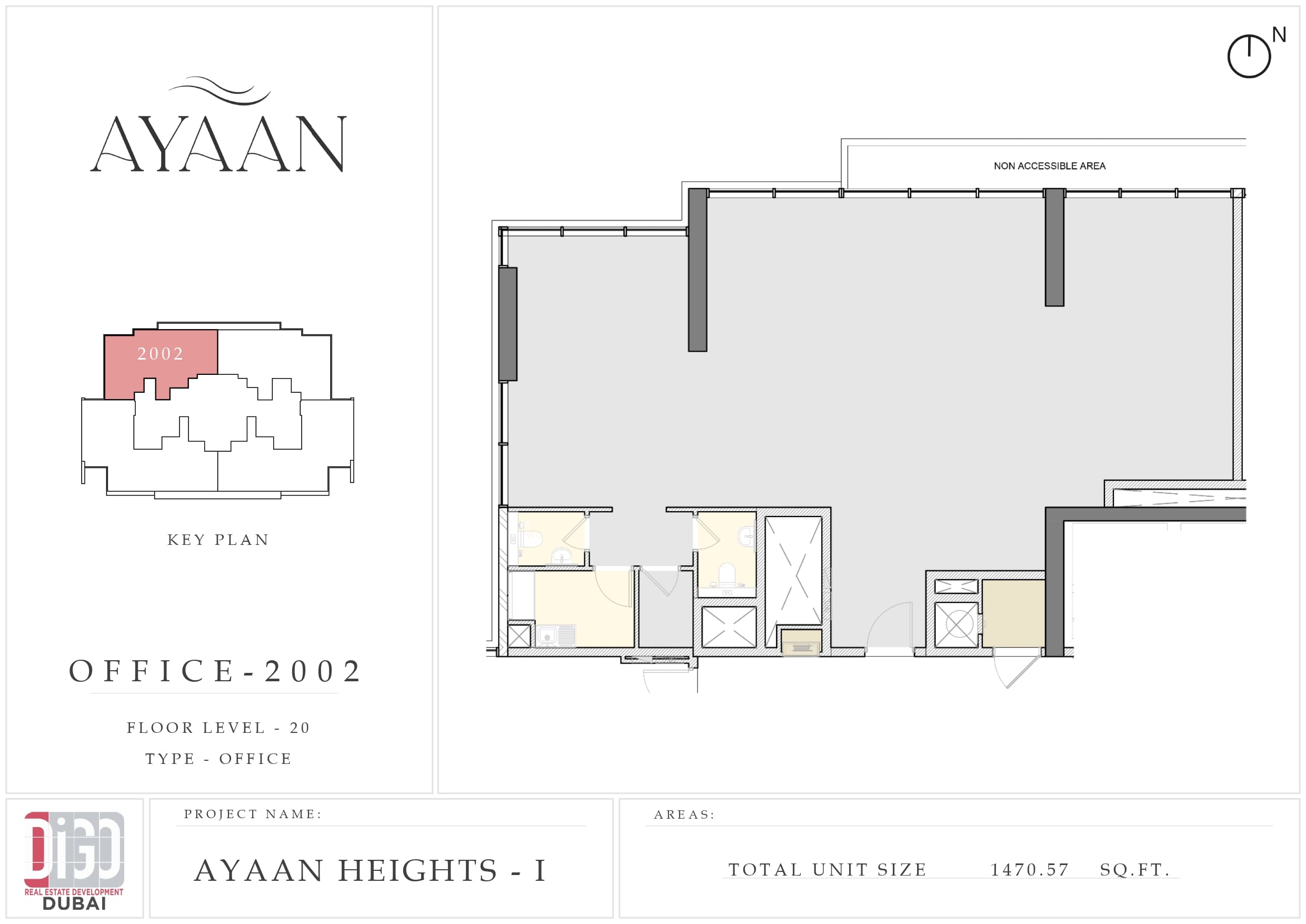 Ayaan Heights I, C-Bed Floor Plan, type: