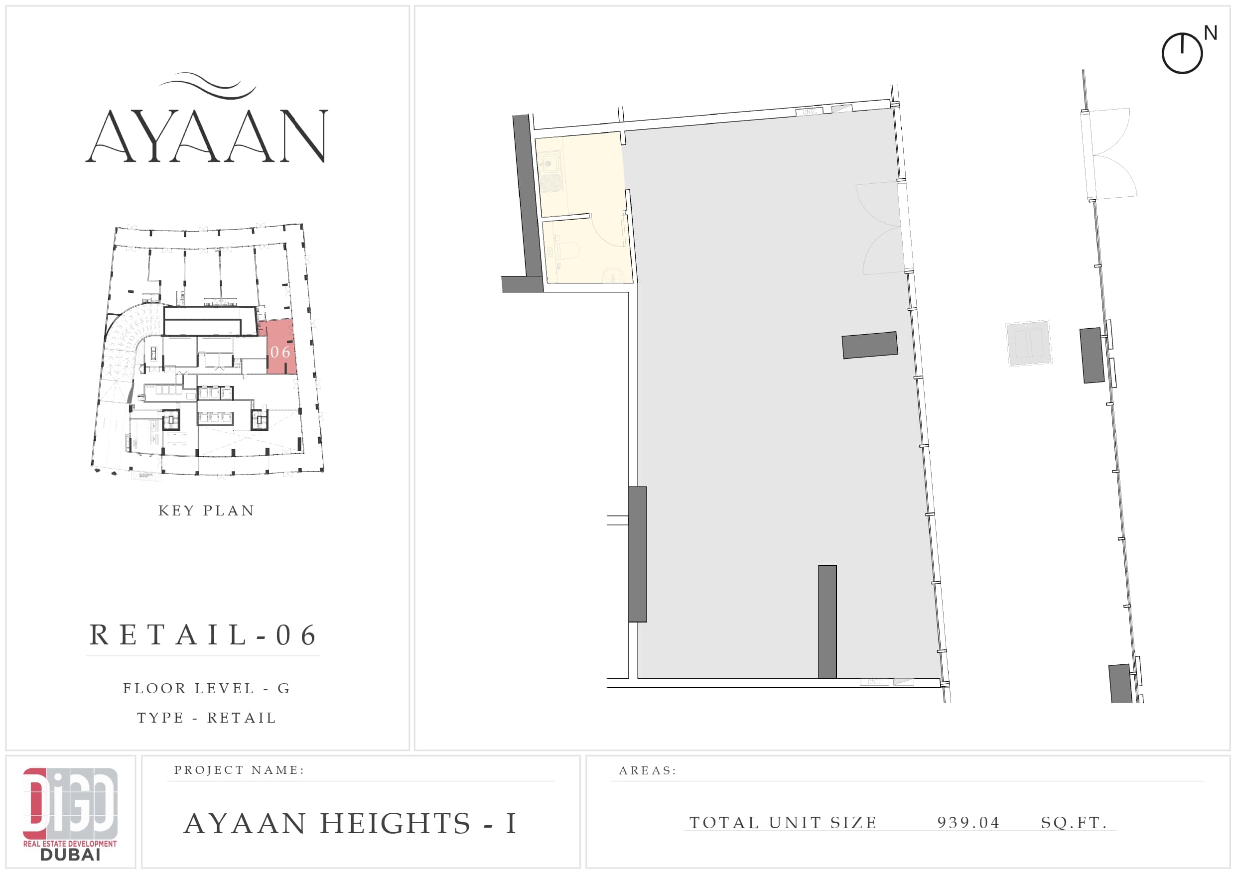 Ayaan Heights I, C-Bed Floor Plan, type: