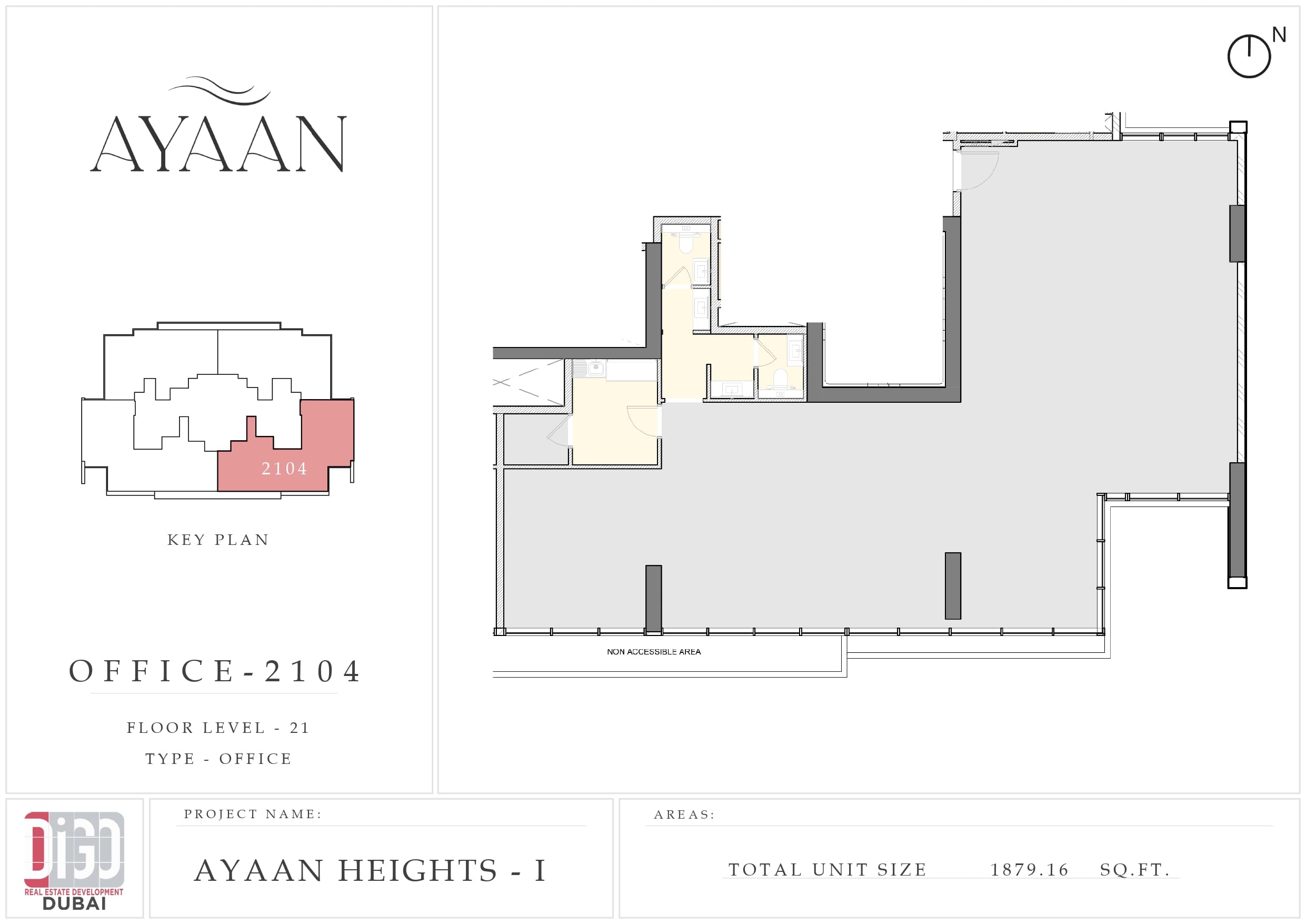 Ayaan Heights I, C-Bed Floor Plan, type: