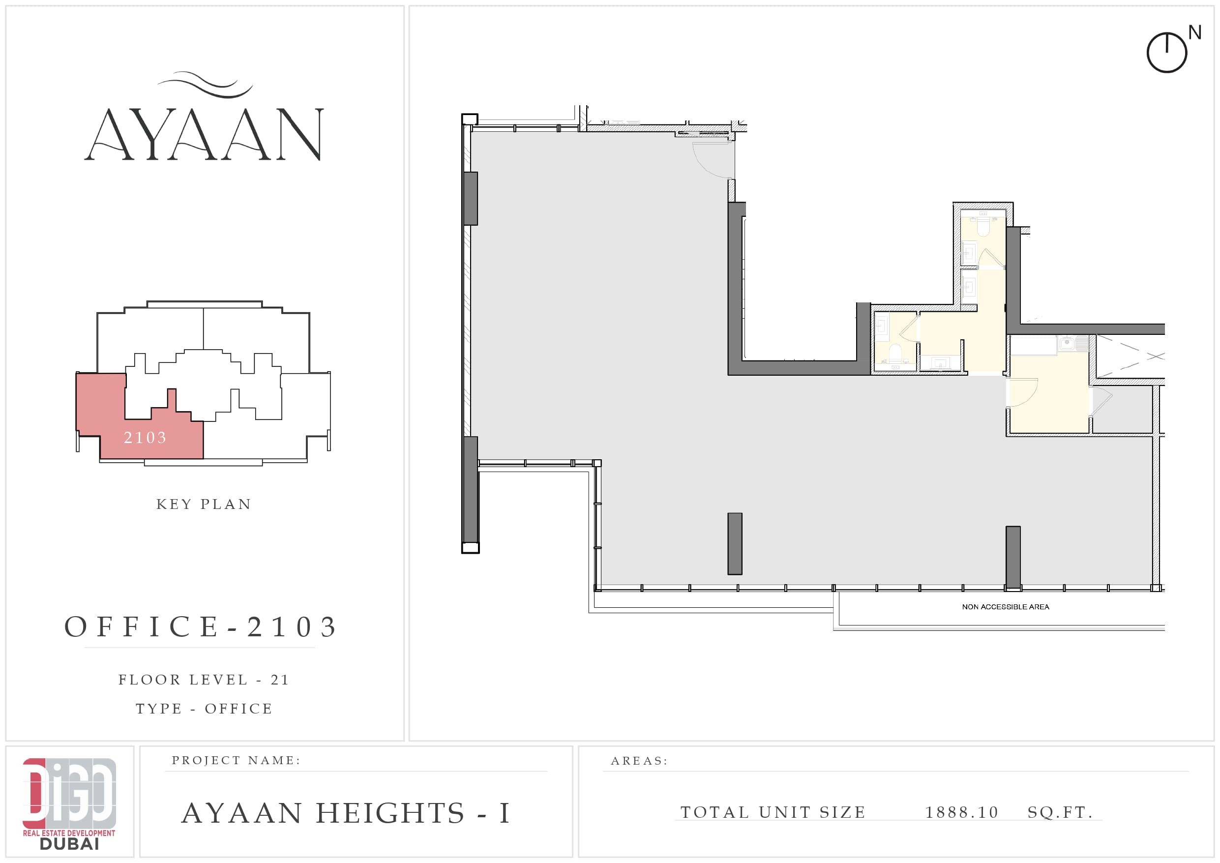 Ayaan Heights I, C-Bed Floor Plan, type: