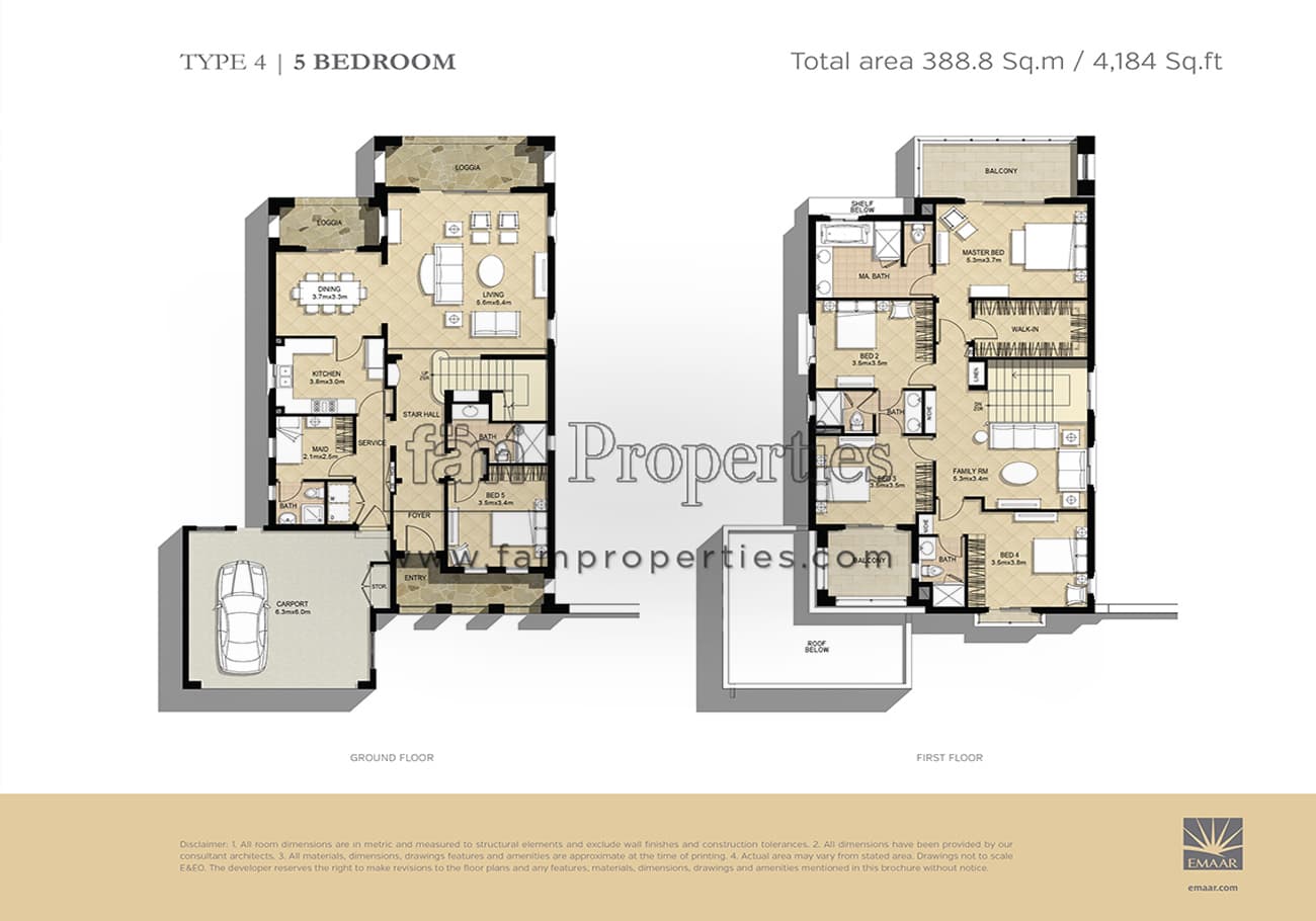 Azalea, 5-Bed Floor Plan, type: Type 4 | 5 Bedroom