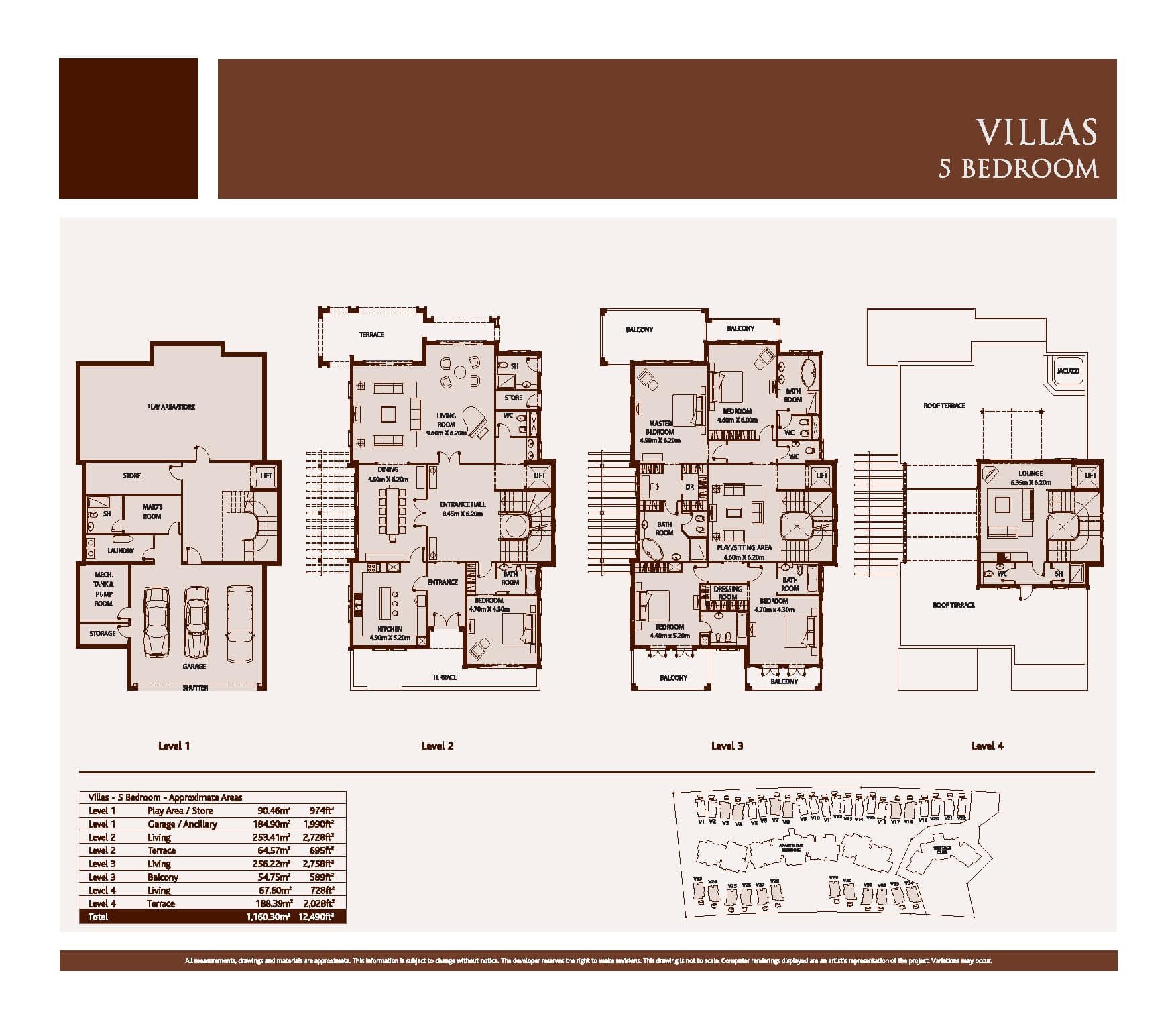 Balqis Residence, 5-Bed Floor Plan, type: 5 Bedroom