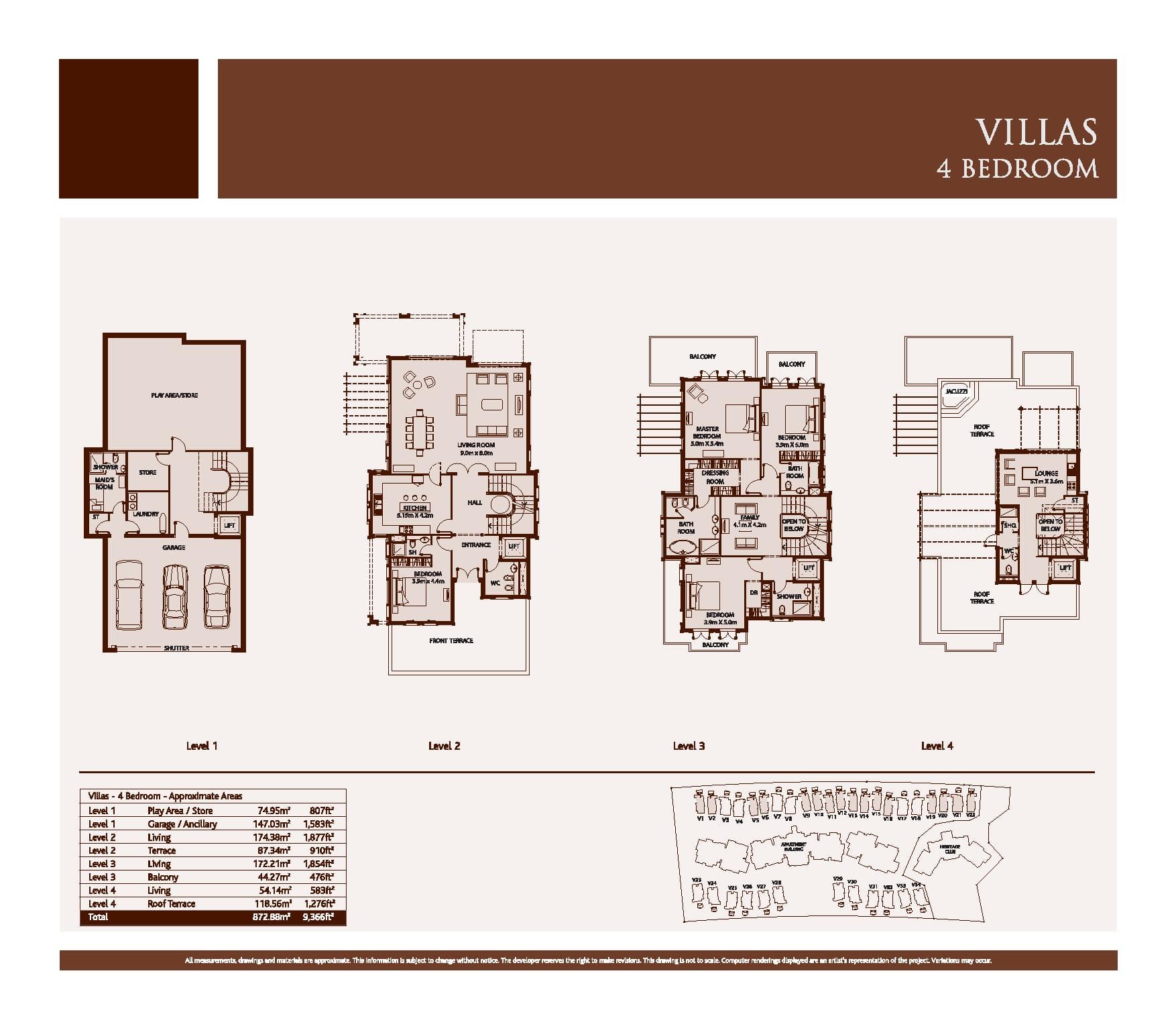 Balqis Residence, 4-Bed Floor Plan, type: 4 Bedroom
