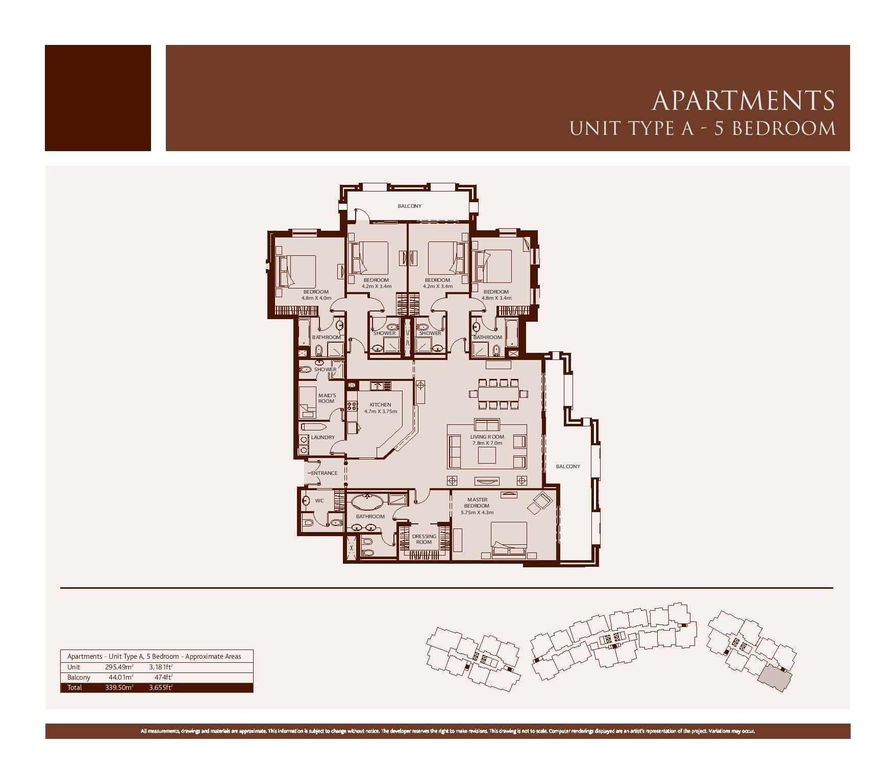 Balqis Residence, 5-Bed Floor Plan, type: 5 Bedroom