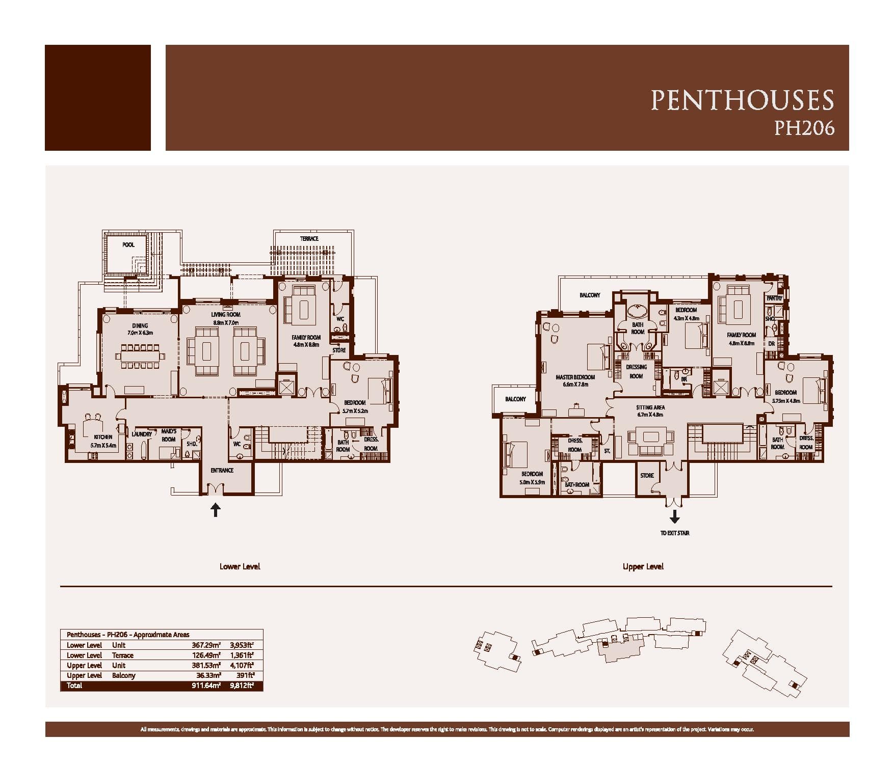 Balqis Residence, 5-Bed Floor Plan, type: 5 Bedroom