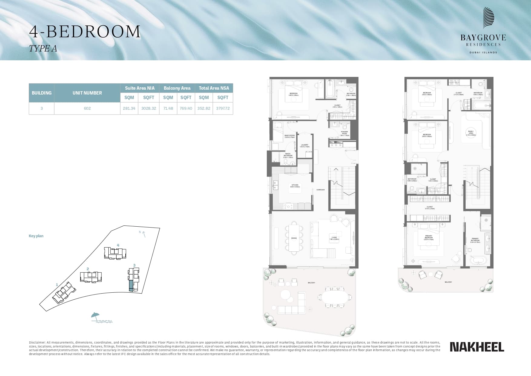 Bay Grove Residences (not in use), 4-Bed Floor Plan, type: 4 Bed