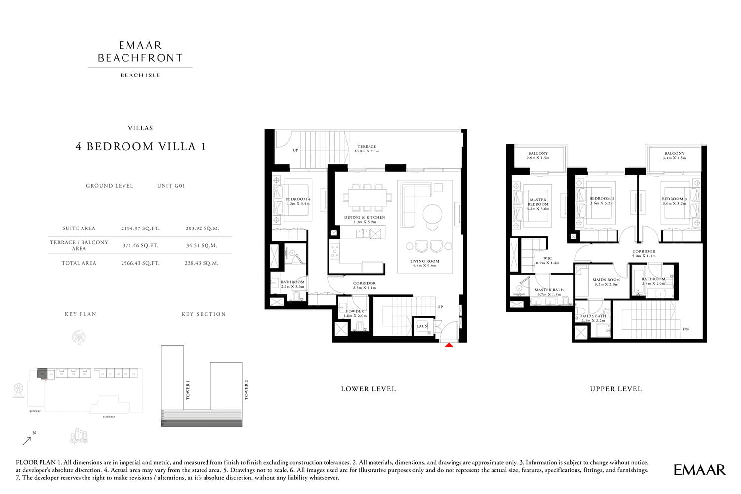 Beach Isle, 4-Bed Floor Plan, type: 4 Bedroom