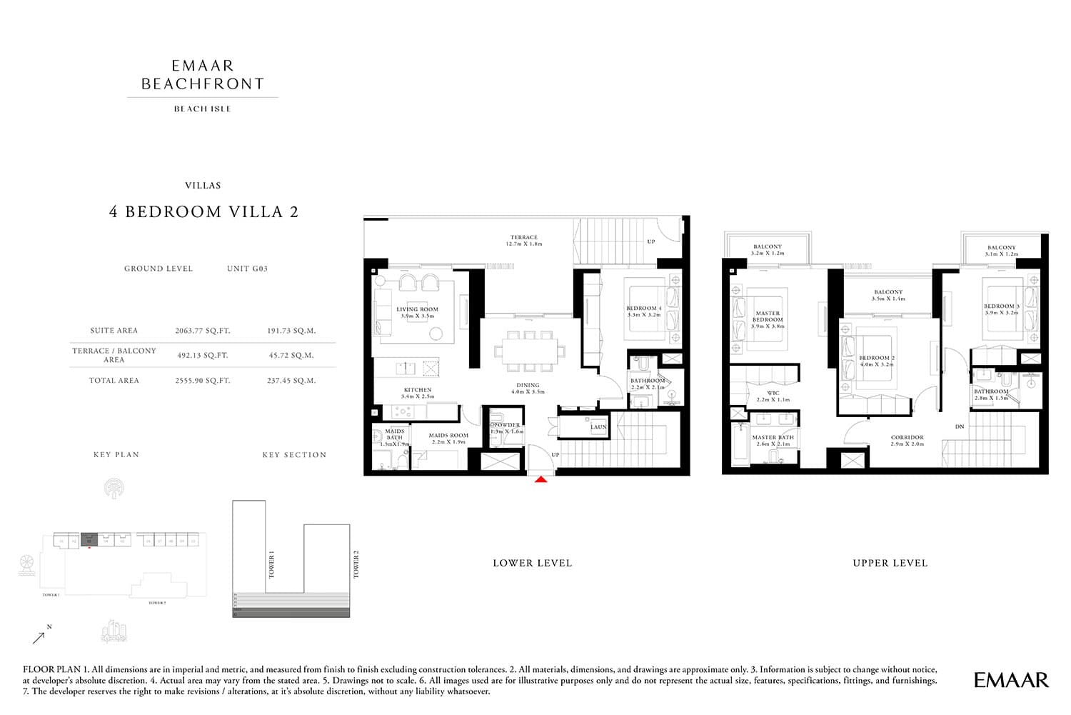 Beach Isle, 4-Bed Floor Plan, type: 4 Bedroom