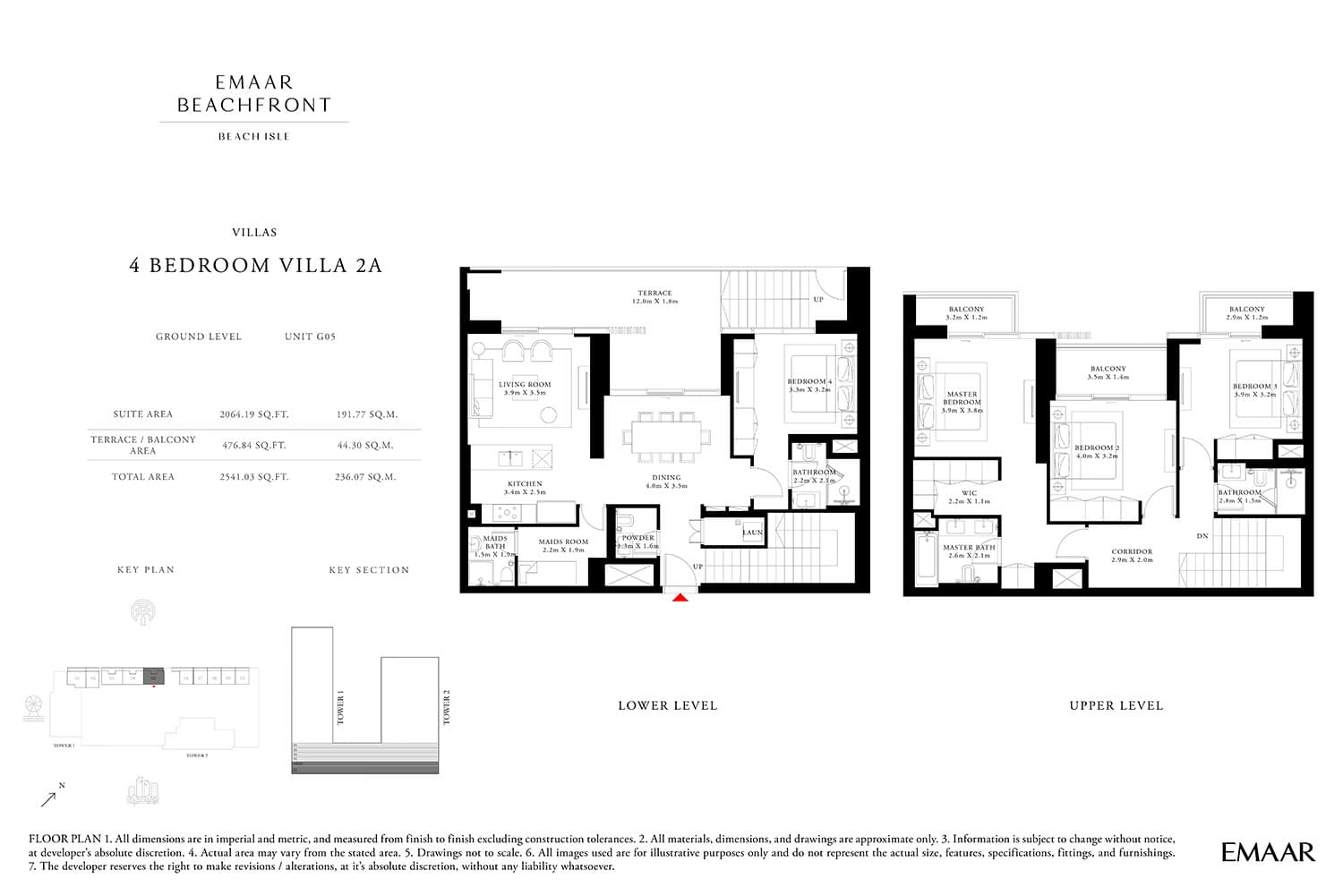 Beach Isle, 4-Bed Floor Plan, type: 4 Bedroom