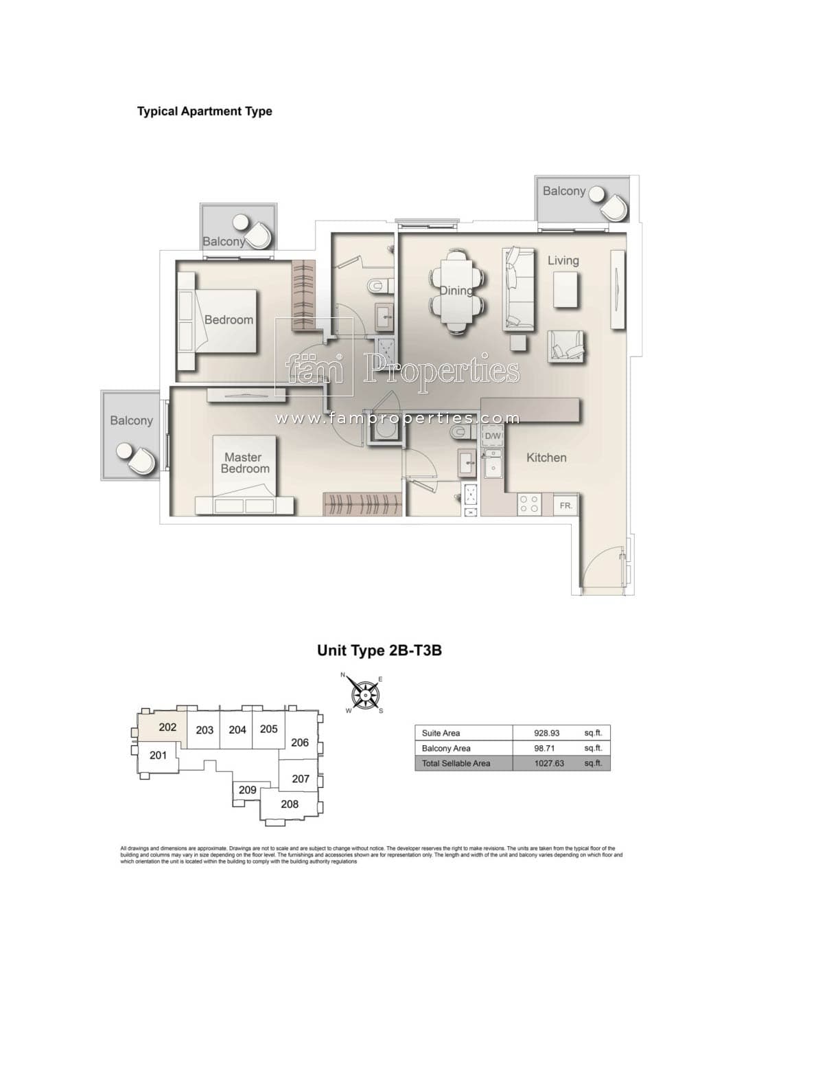 Belgravia Heights 1, 2-Bed Floor Plan, type: 2 Bedroom