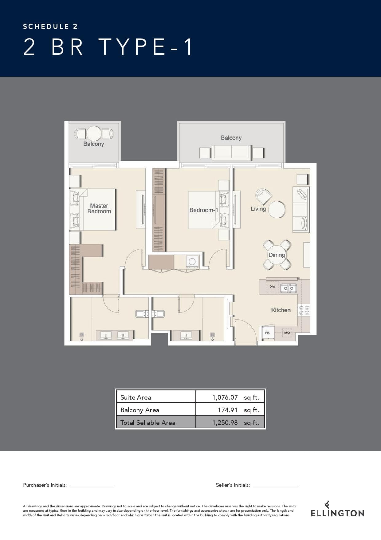 Belgravia 3 (not in use), 2-Bed Floor Plan, type: 2 Bedroom