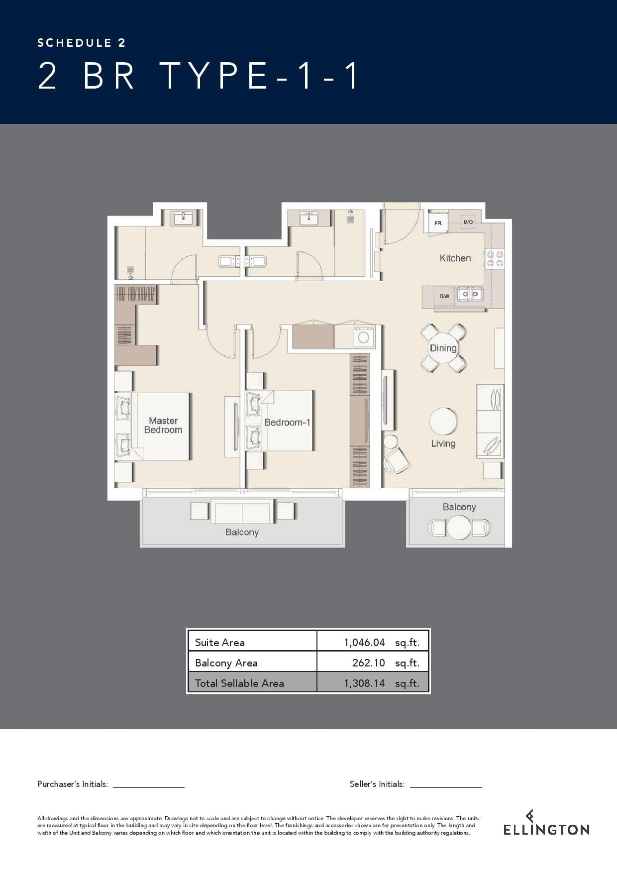 Belgravia 3 (not in use), 2-Bed Floor Plan, type: 2 Bedroom