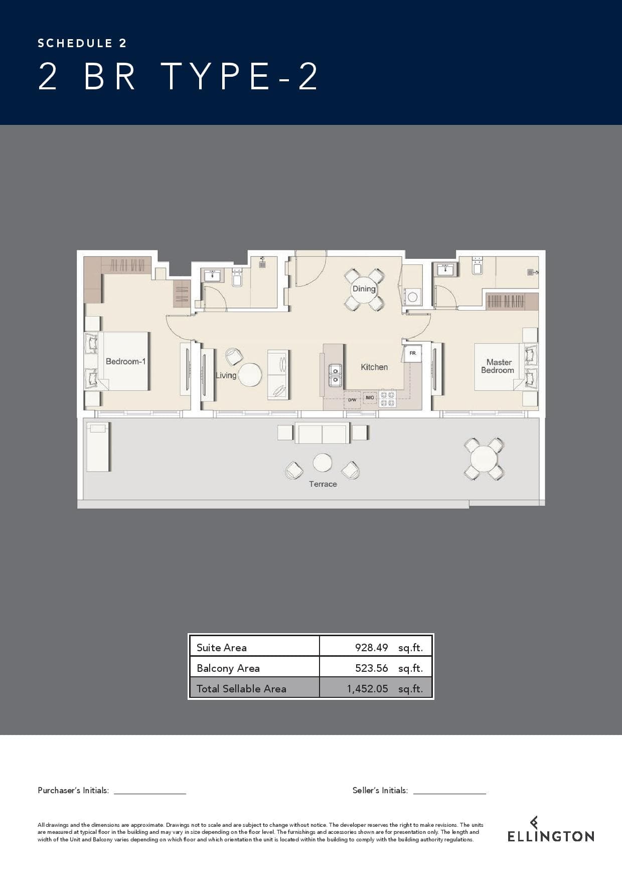 Belgravia 3 (not in use), 2-Bed Floor Plan, type: 2 Bedroom