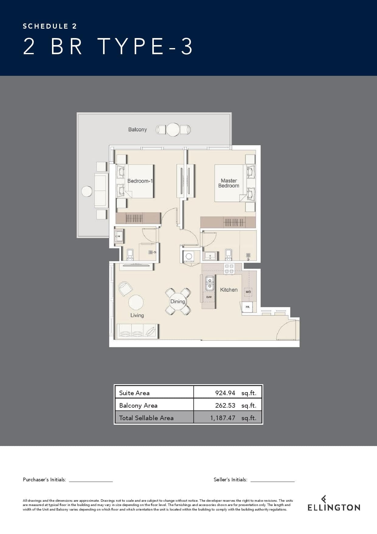 Belgravia 3 (not in use), 2-Bed Floor Plan, type: 2 Bedroom