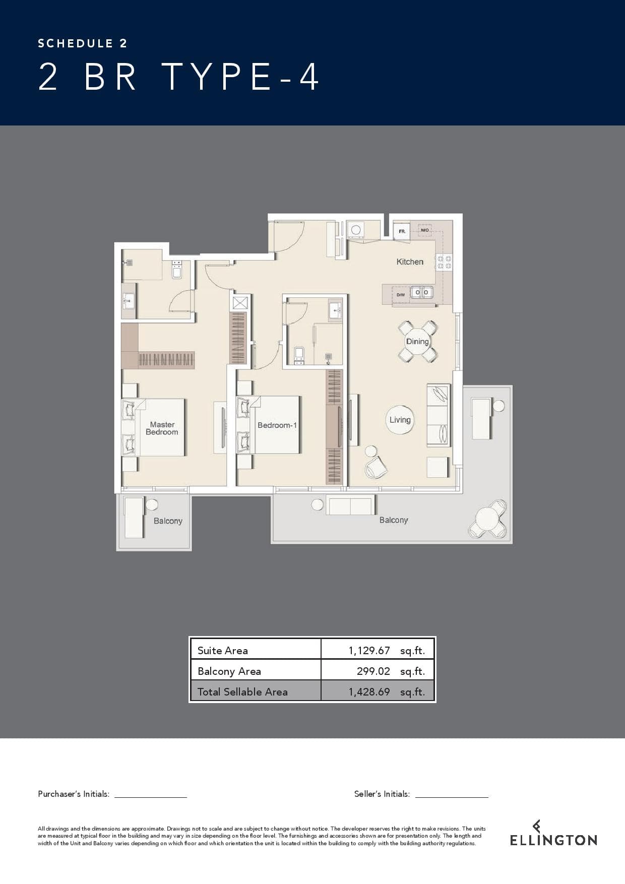 Belgravia 3 (not in use), 2-Bed Floor Plan, type: 2 Bedroom