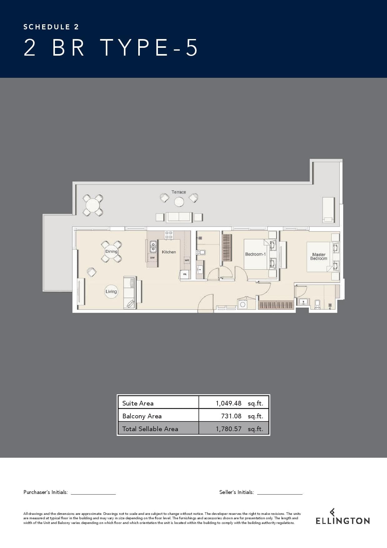 Belgravia 3 (not in use), 2-Bed Floor Plan, type: 2 Bedroom
