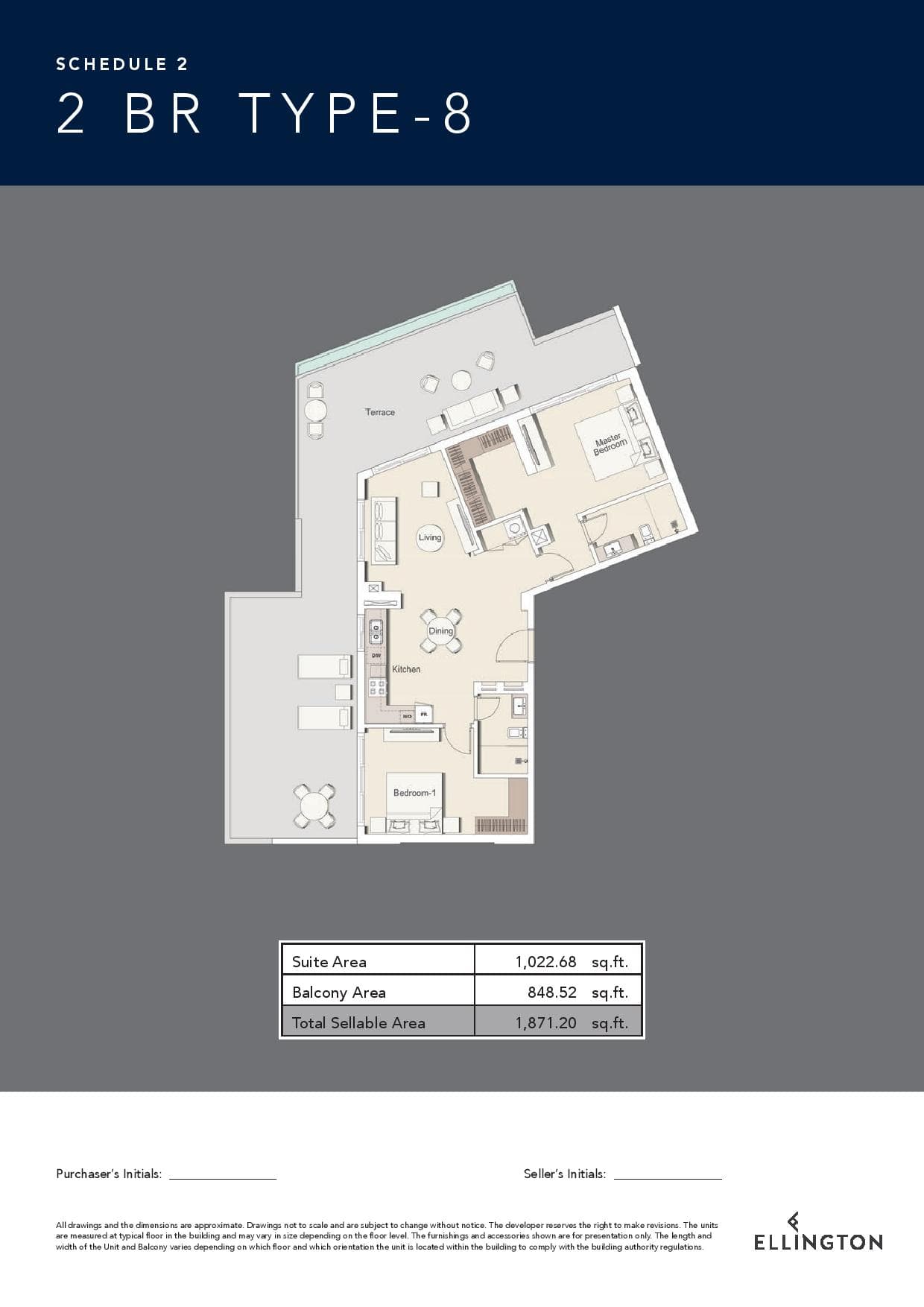 Belgravia 3 (not in use), 2-Bed Floor Plan, type: 2 Bedroom