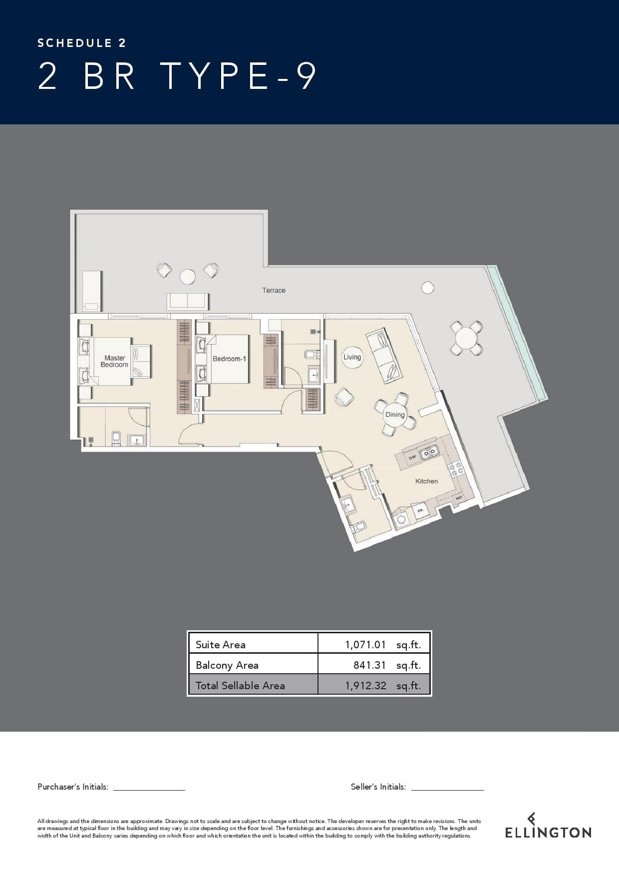 Belgravia 3 (not in use), 2-Bed Floor Plan, type: 2 Bedroom