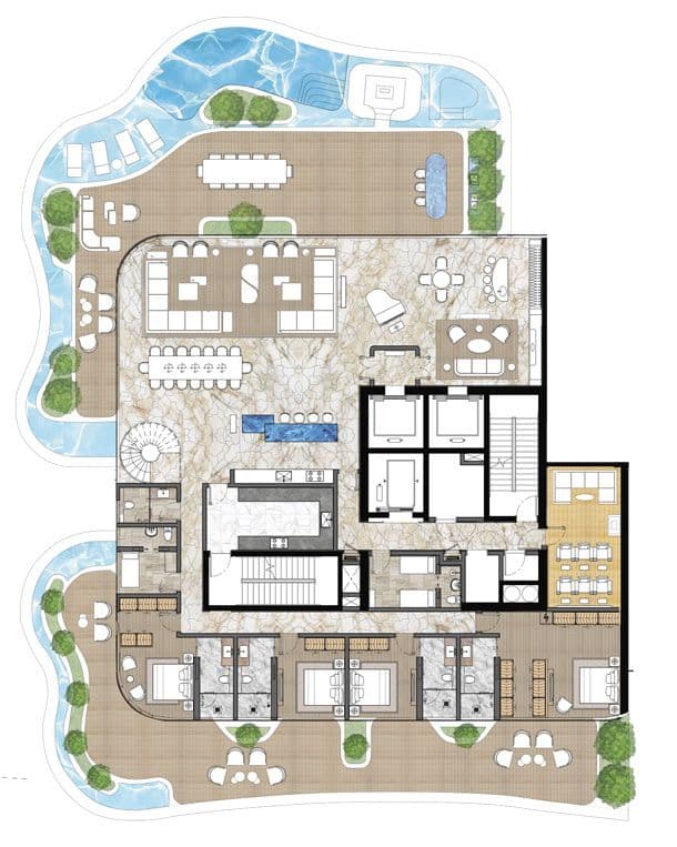 Casa Canal, 6-Bed Floor Plan, type: