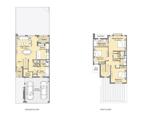 Casa Viva, 3-Bed Floor Plan, type: 3 Bedroom