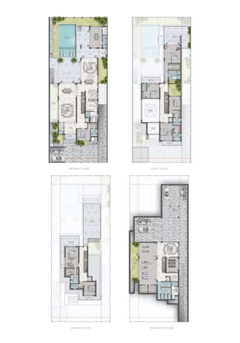 Cavalli Estates Villas, 7-Bed Floor Plan, type: