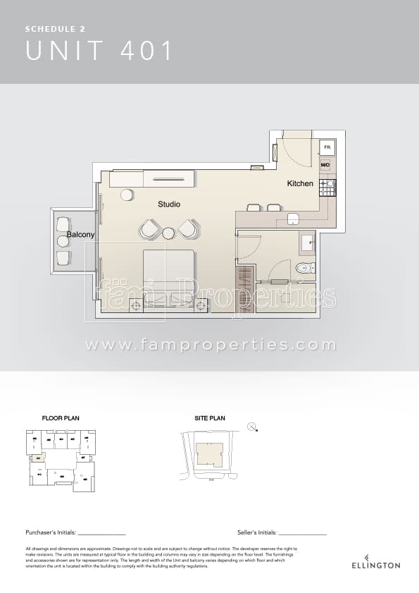 DT1, 0-Bed Floor Plan, type: Studio