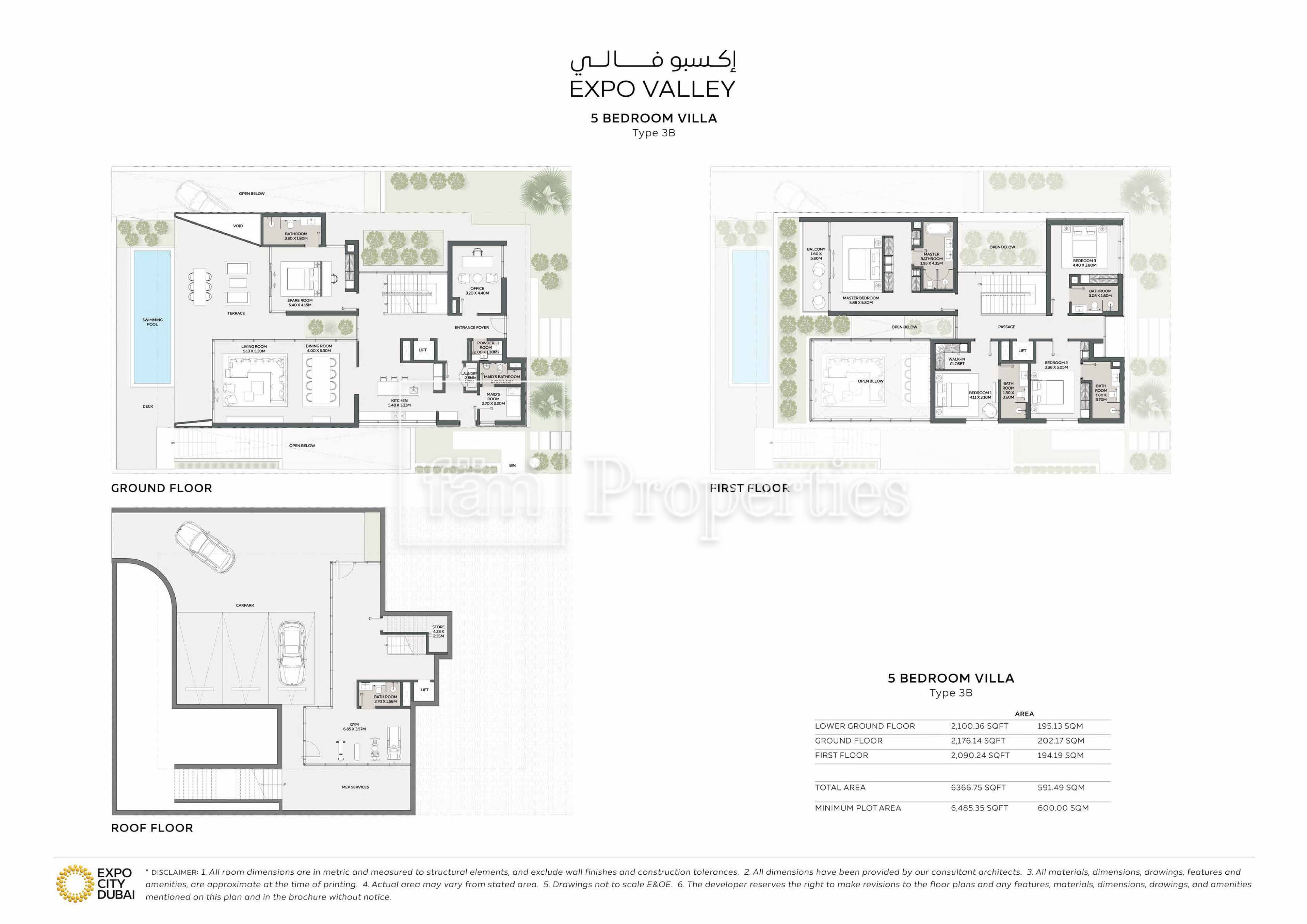 Expo Valley, 5-Bed Floor Plan, type: 5 Bedroom