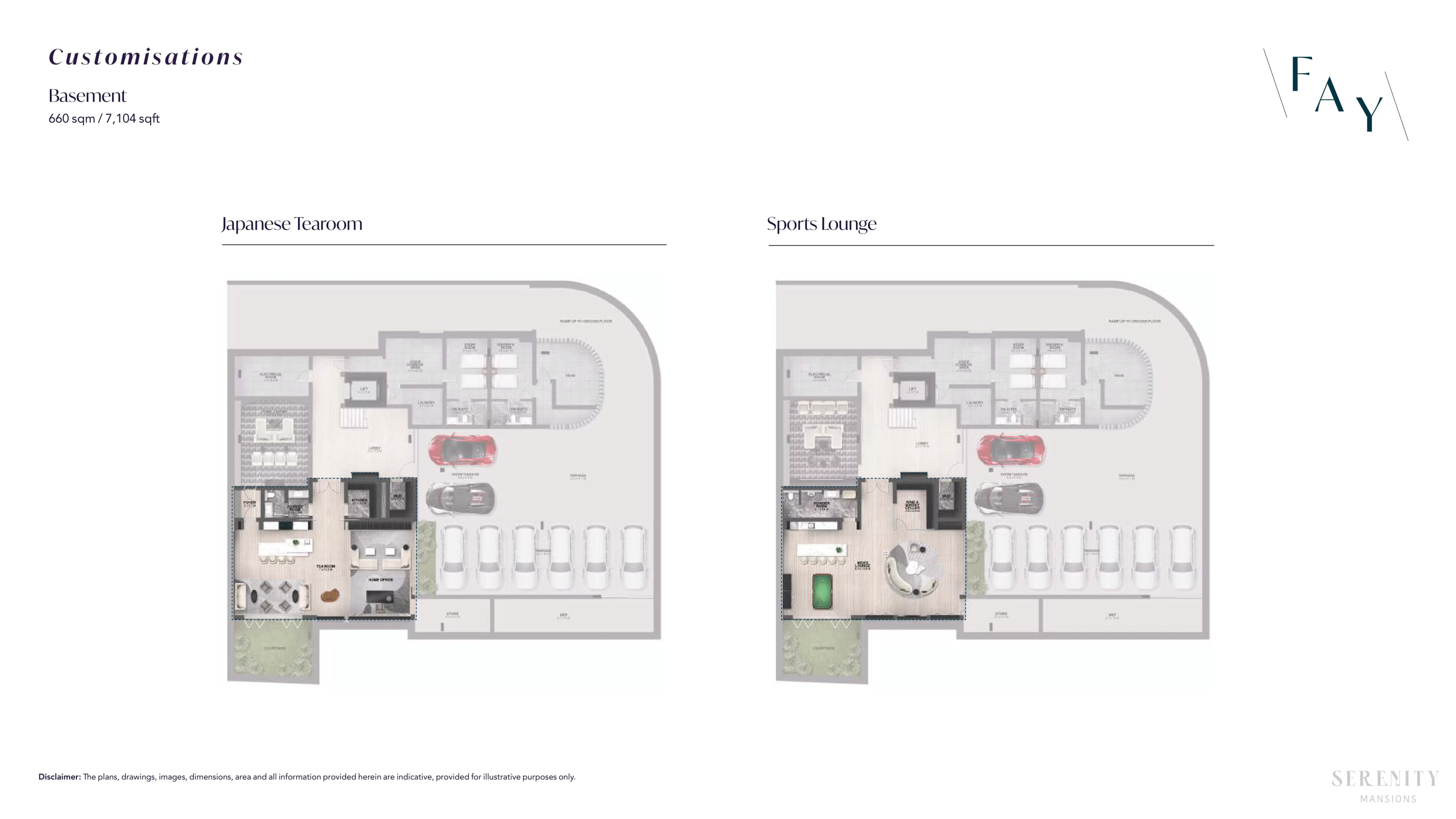Fay Waterfront Villas, 7-Bed Floor Plan, type: