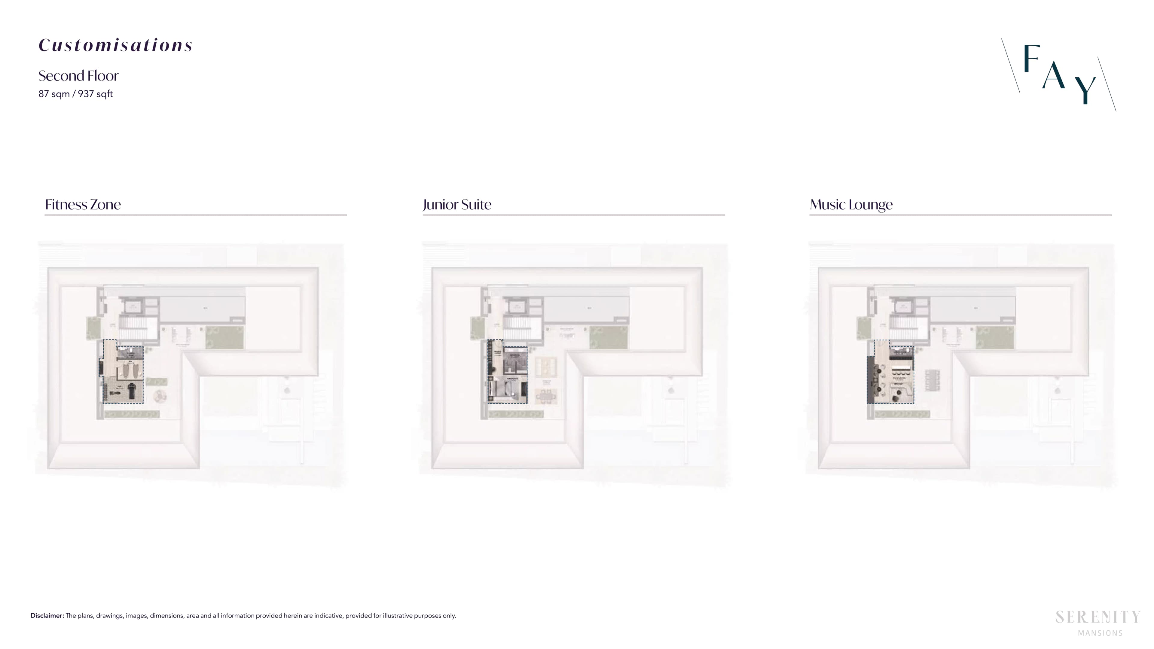 Fay Waterfront Villas, 7-Bed Floor Plan, type: