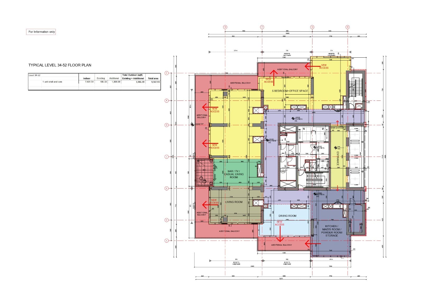 FIVE JBR, 5-Bed Floor Plan, type: