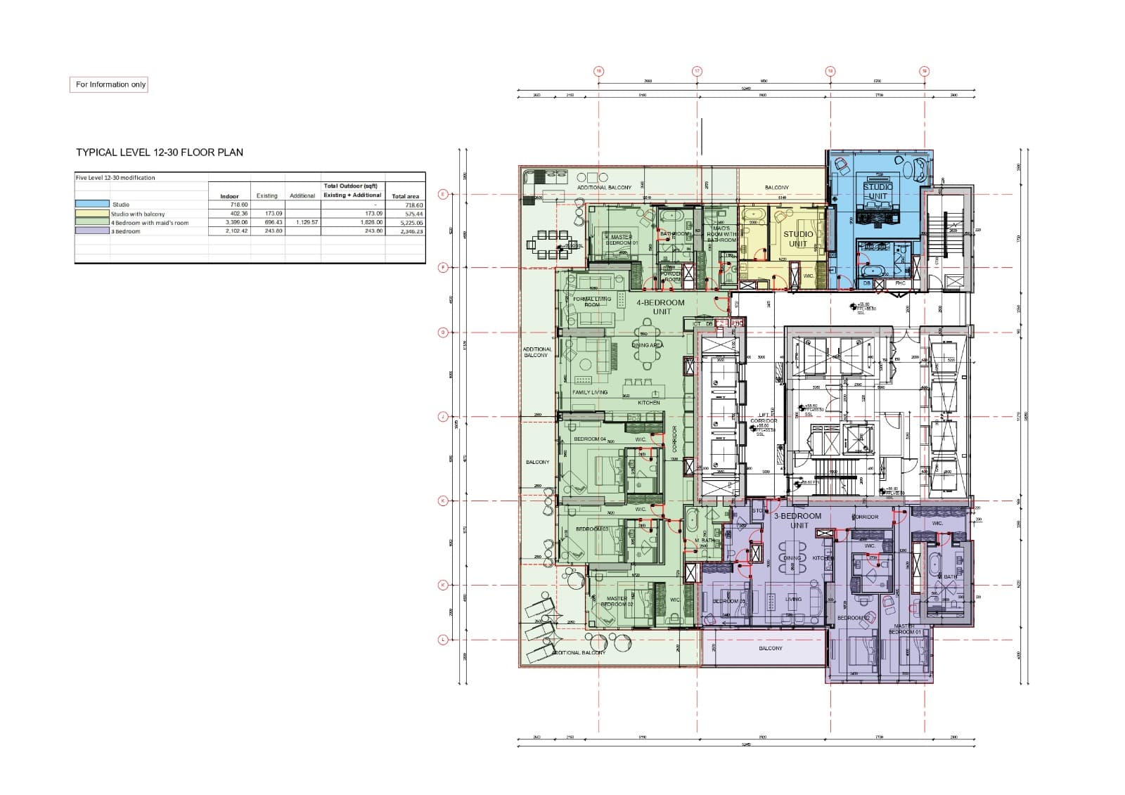 FIVE JBR, 4-Bed Floor Plan, type: