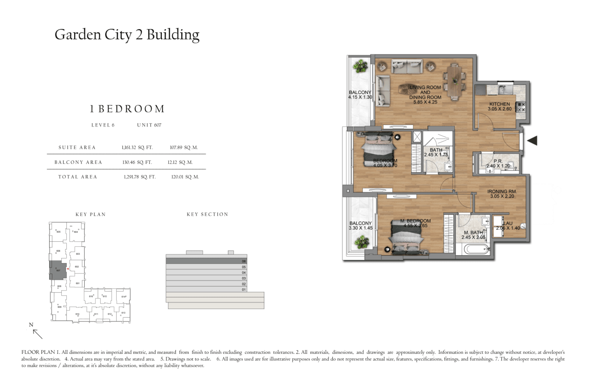 Garden City 2, 2-Bed Floor Plan, type: