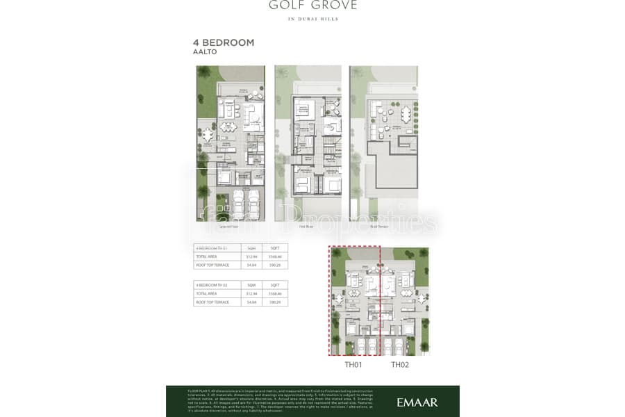 Golf Grove, 4-Bed Floor Plan, type: 4 Bedroom