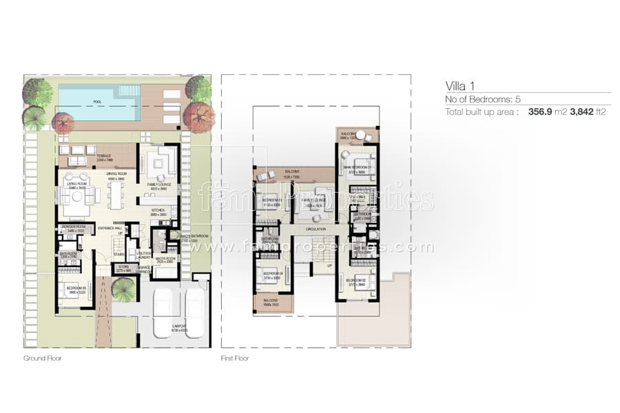 Golf Links, 5-Bed Floor Plan, type: 5 Bedroom